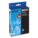 Epson T802XL220-S (802XL) DURABrite Ultra High-Yield Ink, 1,900 Page-Yield, Cyan
