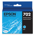 Epson T702220-S (702) DURABrite Ultra Ink, 300 Page-Yield, Cyan