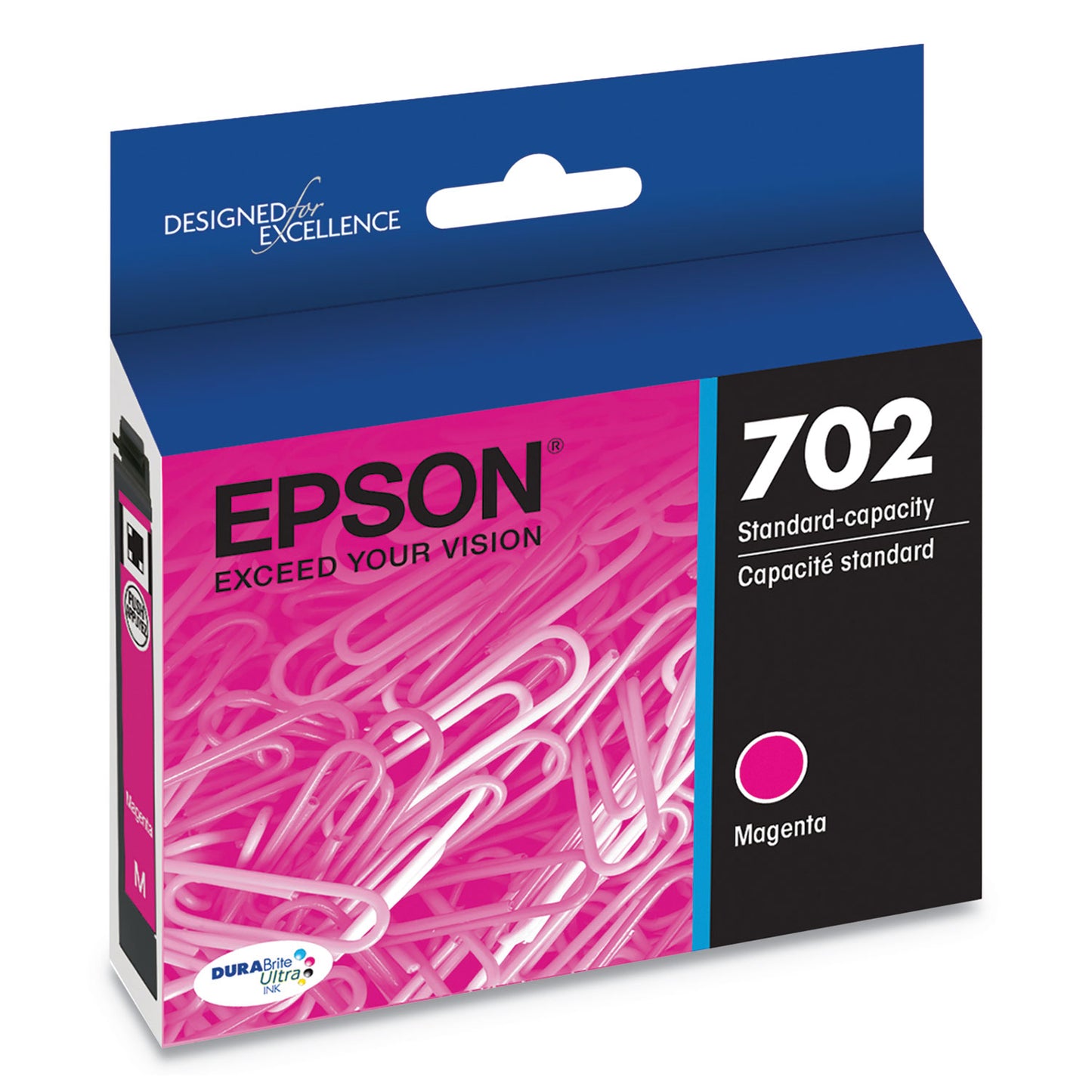 Epson T702320-S (702) DURABrite Ultra Ink, 300 Page-Yield, Magenta