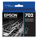 Epson T702120-S (702) DURABrite Ultra Ink, 350 Page-Yield, Black