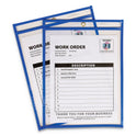 C-Line Stitched Shop Ticket Holders, Top Load, Super Heavy, Clear, 9" x 12" Inserts, 15/Box (43915)