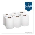 Georgia Pacific Professional SofPull Center-Pull Perforated Paper Towels, 1-Ply, 7.8 x 15, White, 320/Roll, 6 Rolls/Carton (28124)