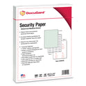 DocuGard Medical Security Papers, 24 lb Bond Weight, 8.5 x 11, Green, 500/Ream (04542)