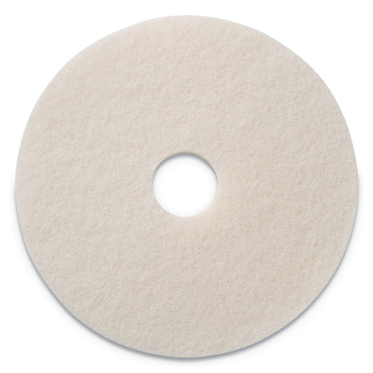 Americo Polishing Pads, 17" Diameter, White, 5/CT (401217)