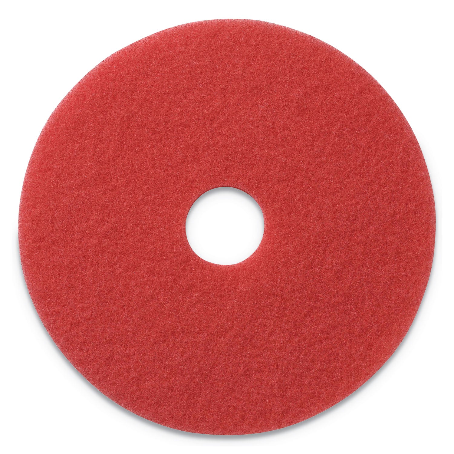 Americo Buffing Pads, 14" Diameter, Red, 5/Carton (404414)