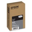 Epson T912120 (912) DURABrite Pro Ink, 2900 Page-Yield, Black