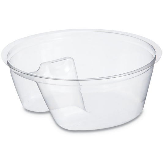 Dart Single Compartment Cup Insert, 3.5 oz, Clear, 1,000/Carton (PF35C1)