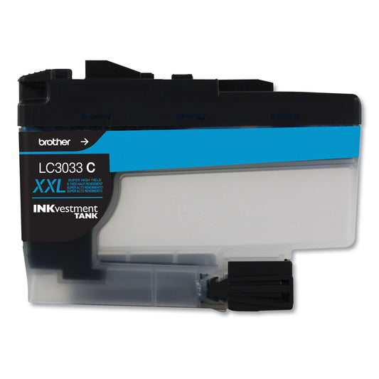 Brother LC3033C INKvestment Super High-Yield Ink, 1,500 Page-Yield, Cyan