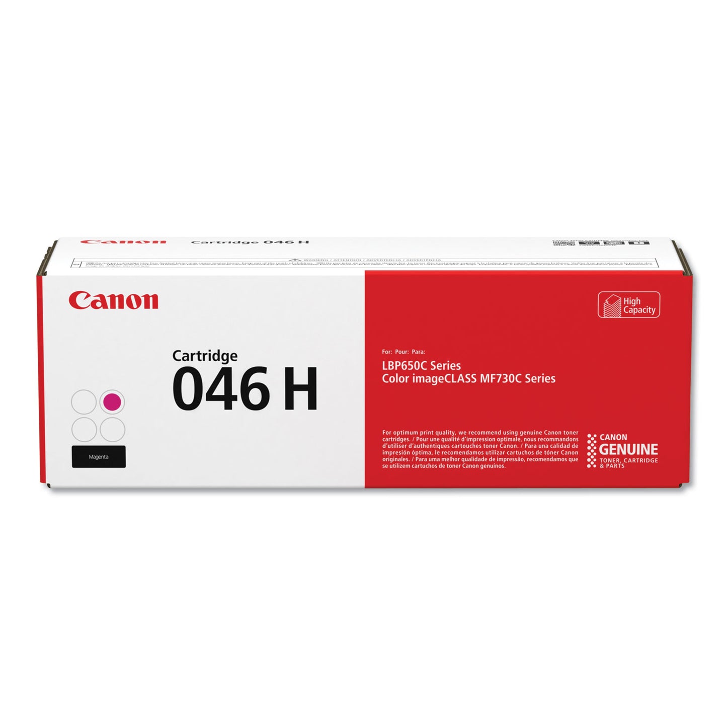 Canon 1252C001 (046) High-Yield Toner, 5,000 Page-Yield, Magenta