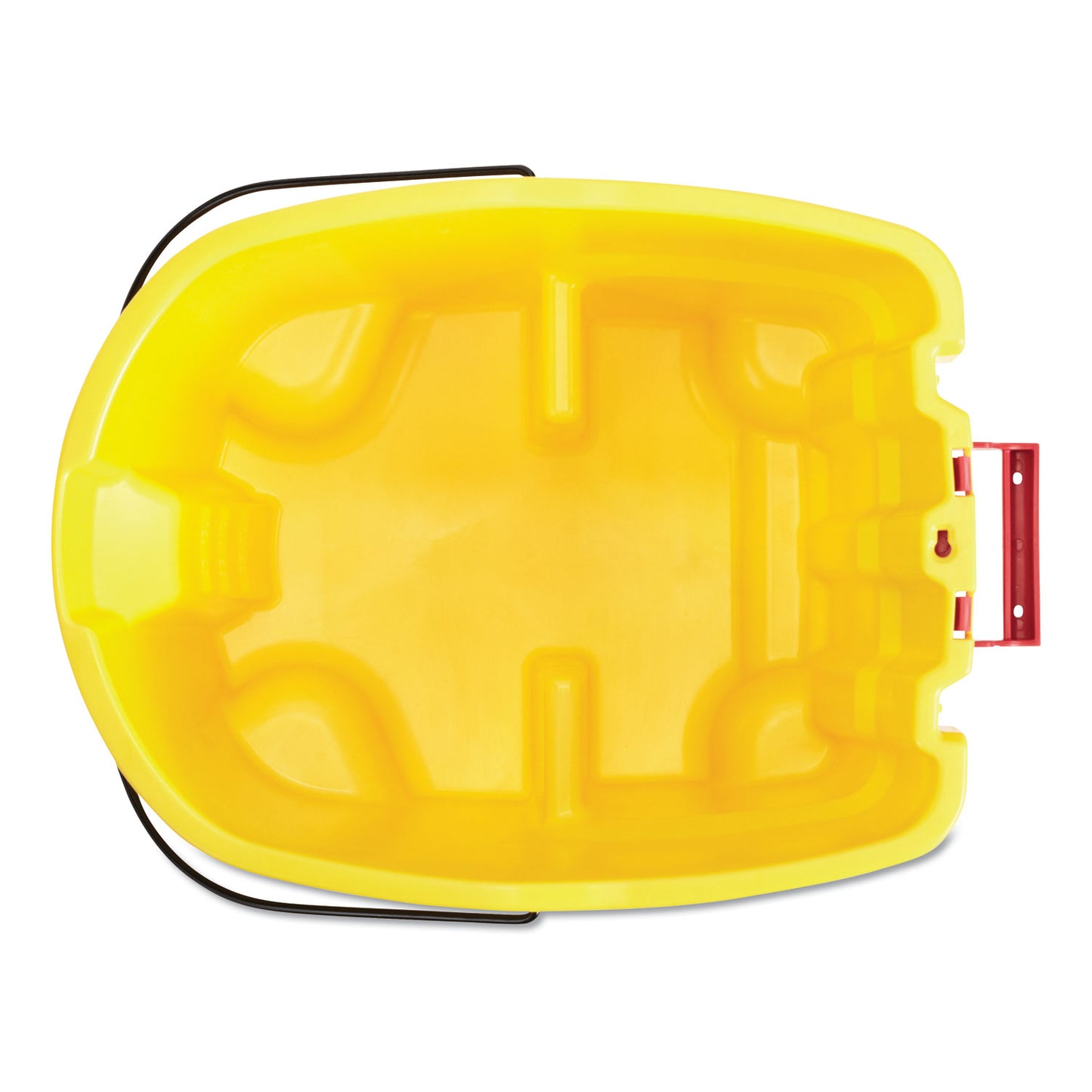 Rubbermaid Commercial WaveBrake 2.0 Bucket, 8.75 gal, Plastic, Yellow (FG757088YEL)