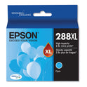 Epson T288XL220-S (T288XL) DURABrite Ultra High-Yield Ink, 450 Page-Yield, Cyan