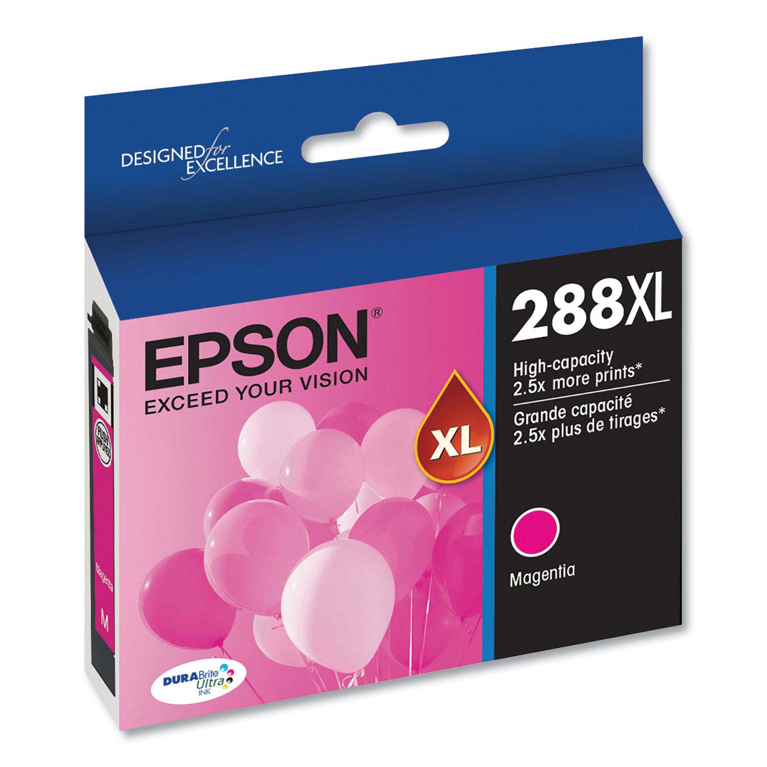 Epson T288XL320-S (T288XL) DURABrite Ultra High-Yield Ink, 450 Page-Yield, Magenta