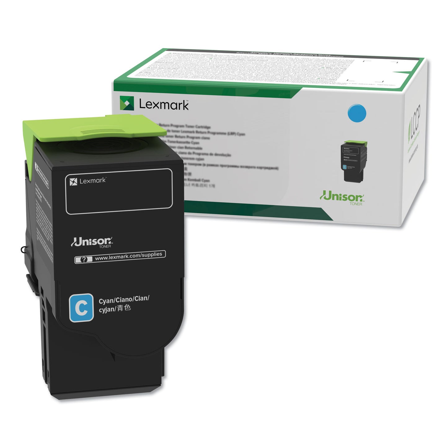 Lexmark C2310C0 Toner, 1,000 Page-Yield, Cyan