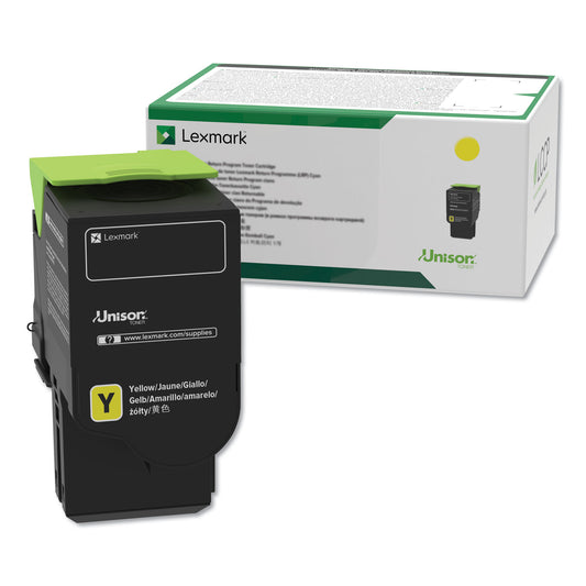 Lexmark C2310Y0 Toner, 1,000 Page-Yield, Yellow