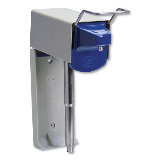 Zep Heavy Duty Hand Care Wall Mount System, 1 gal, 5 x 4 x 14, Silver/Blue (600101)