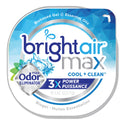 Bright Air Max Odor Eliminator Air Freshener, Cool and Clean, 8 oz Jar (900437EA)