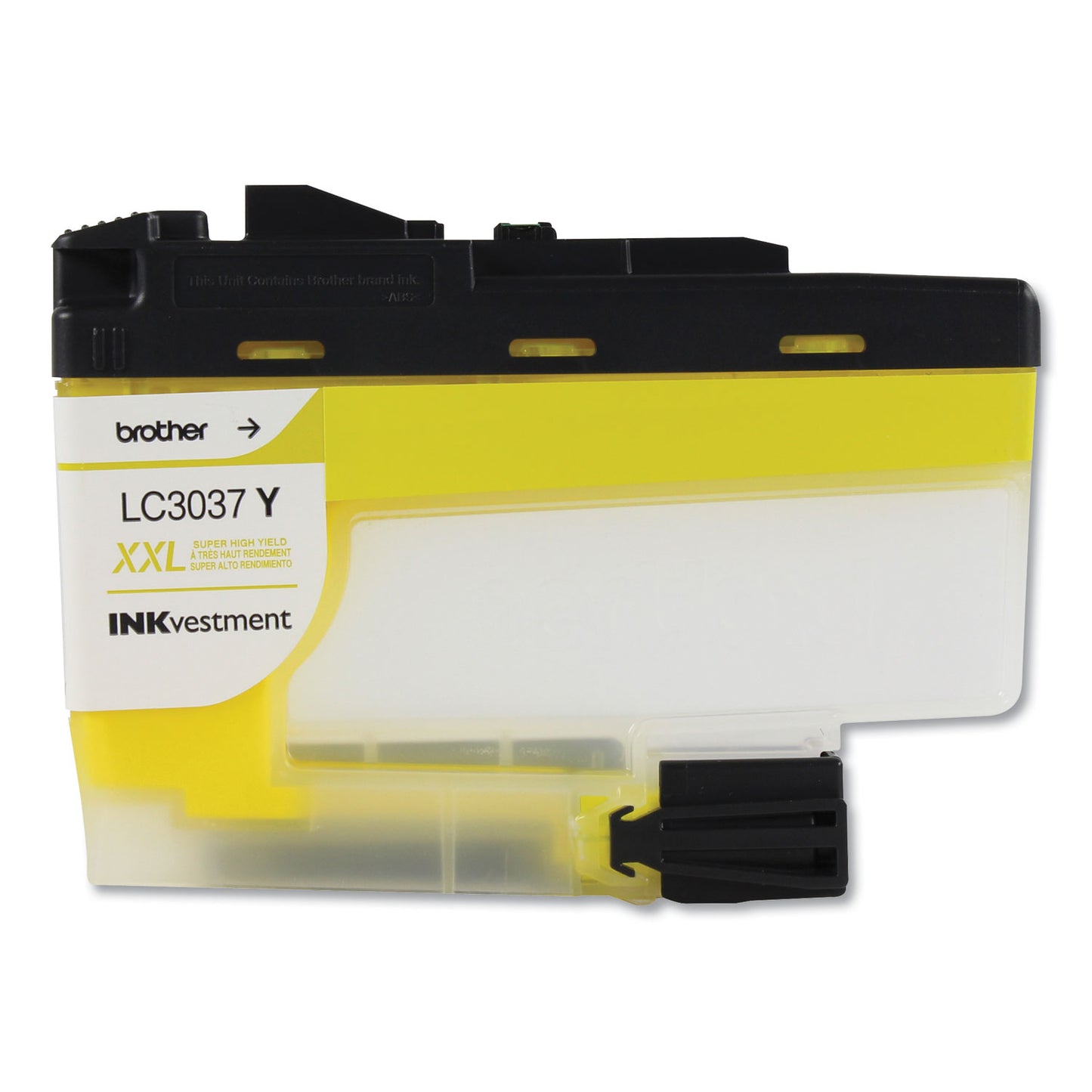 Brother LC3037Y INKvestment Super High-Yield Ink, 1,500 Page-Yield, Yellow