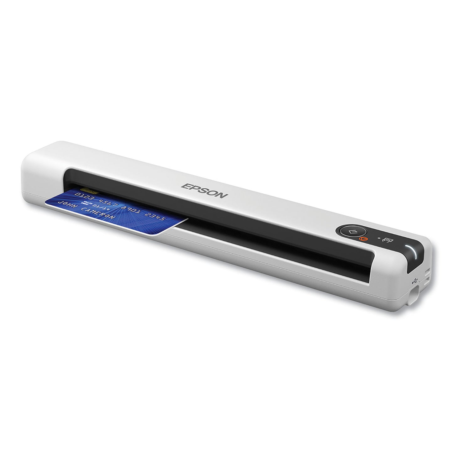 Epson DS-70 Portable Document Scanner, 600 dpi Optical Resolution, 1-Sheet Auto Document Feeder (B11B252202)
