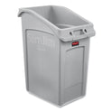 Rubbermaid Commercial Slim Jim Under-Counter Container, 23 gal, Polyethylene, Gray (2026721)