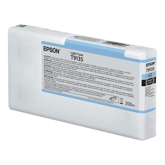 Epson T913500 (T913) UltraChrome HDX Ink, 200 mL, Light Cyan