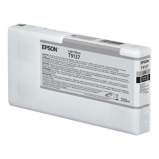 Epson T913700 (T913) UltraChrome HDX Ink, 200 mL, Light Black