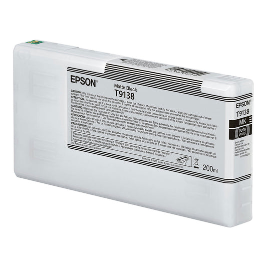 Epson T913800 (T913) UltraChrome HDX Ink, 200 mL, Matte Black