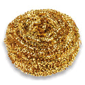 Kurly Kate Brass Scrubber, 50 g, Gold, 72/Carton (L180598)