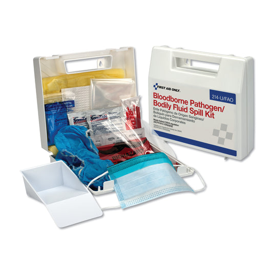 First Aid Only BBP Spill Cleanup Kit, 2.5 x 9 x 8 (214UFAO)