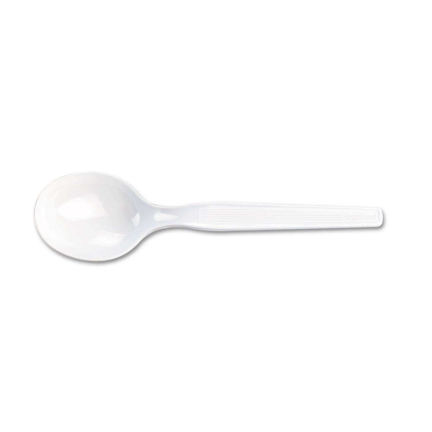 Dixie Plastic Cutlery, Heavy Mediumweight Soup Spoon, 1,000/Carton (SM207CT)