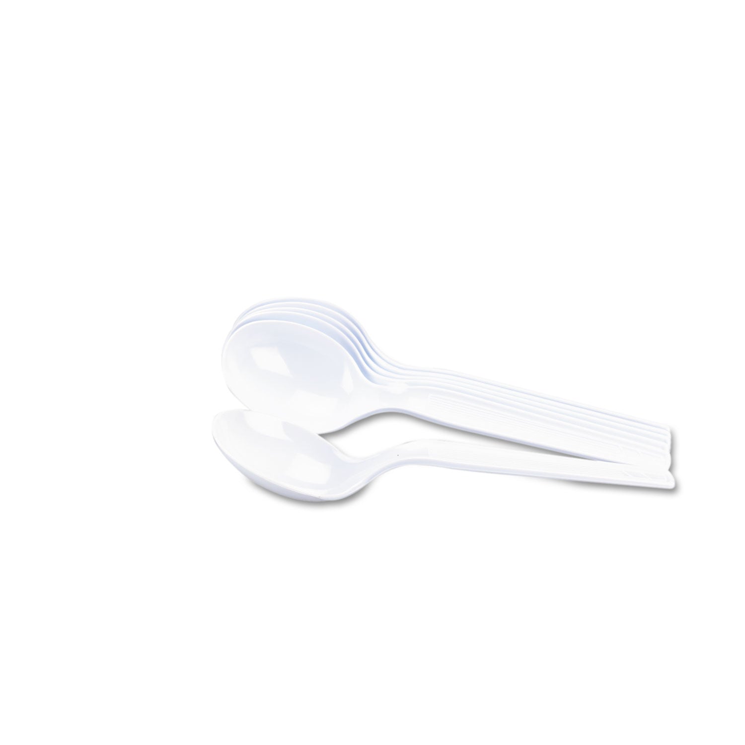 Dixie Plastic Cutlery, Heavy Mediumweight Soup Spoon, 1,000/Carton (SM207CT)