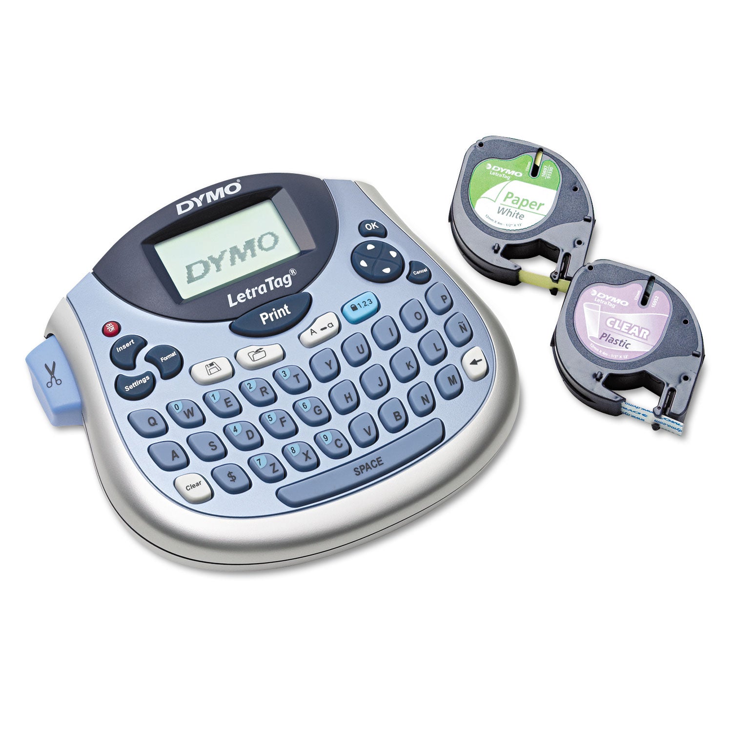 DYMO LetraTag 100T Label Maker, 2 Lines, 6.7 x 2.8 x 5.7 (2174540)