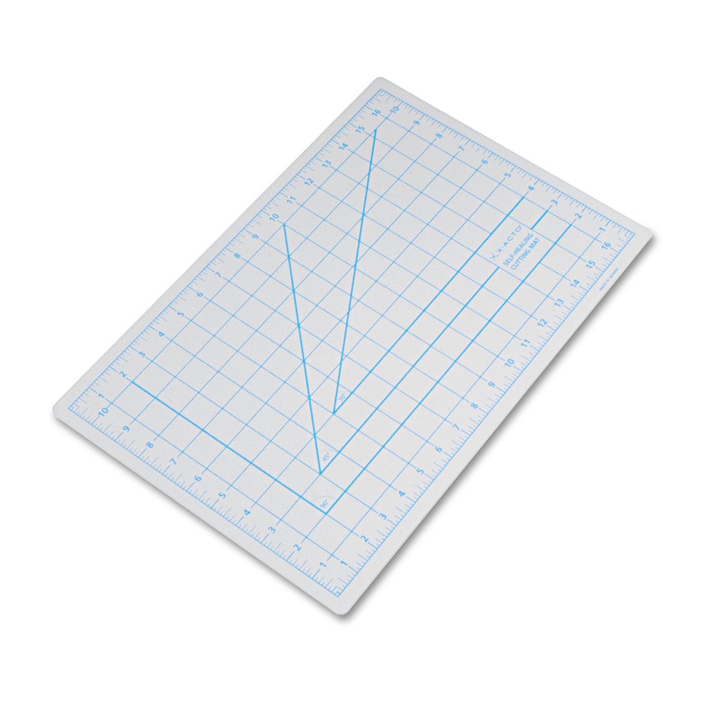 X-ACTO Self-Healing Cutting Mat, Nonslip Bottom, 1" Grid, 12 x 18, Gray (X7761)