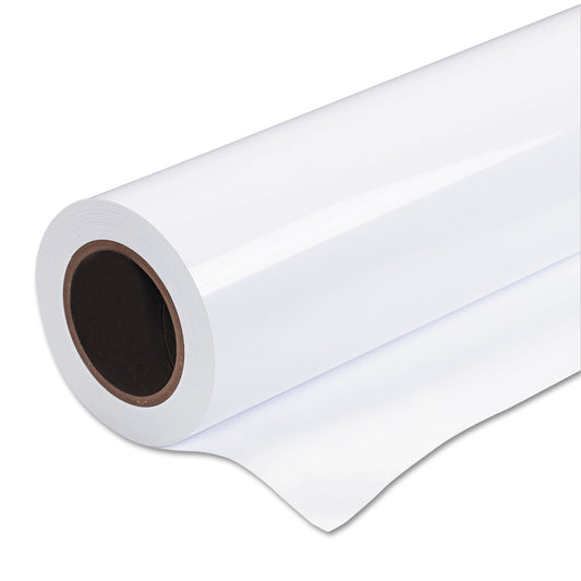 Epson Premium Glossy Photo Paper Roll, 2" Core, 7 mil, 24" x 100 ft, Glossy White (S041390)