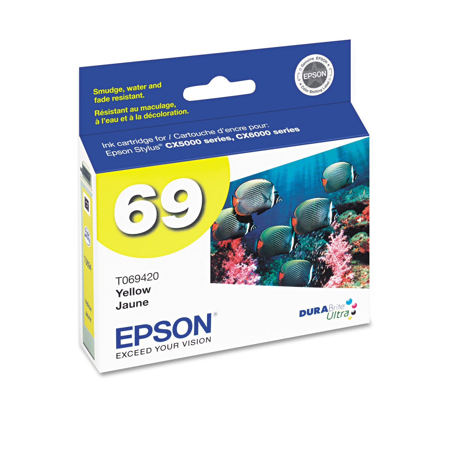 Epson T069420-S (69) DURABrite Ink, Yellow