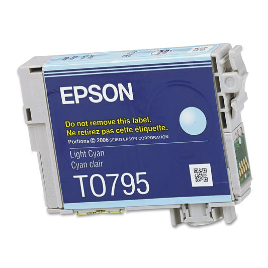 Epson T079520 (79) Claria High-Yield Ink, 810 Page-Yield, Light Cyan