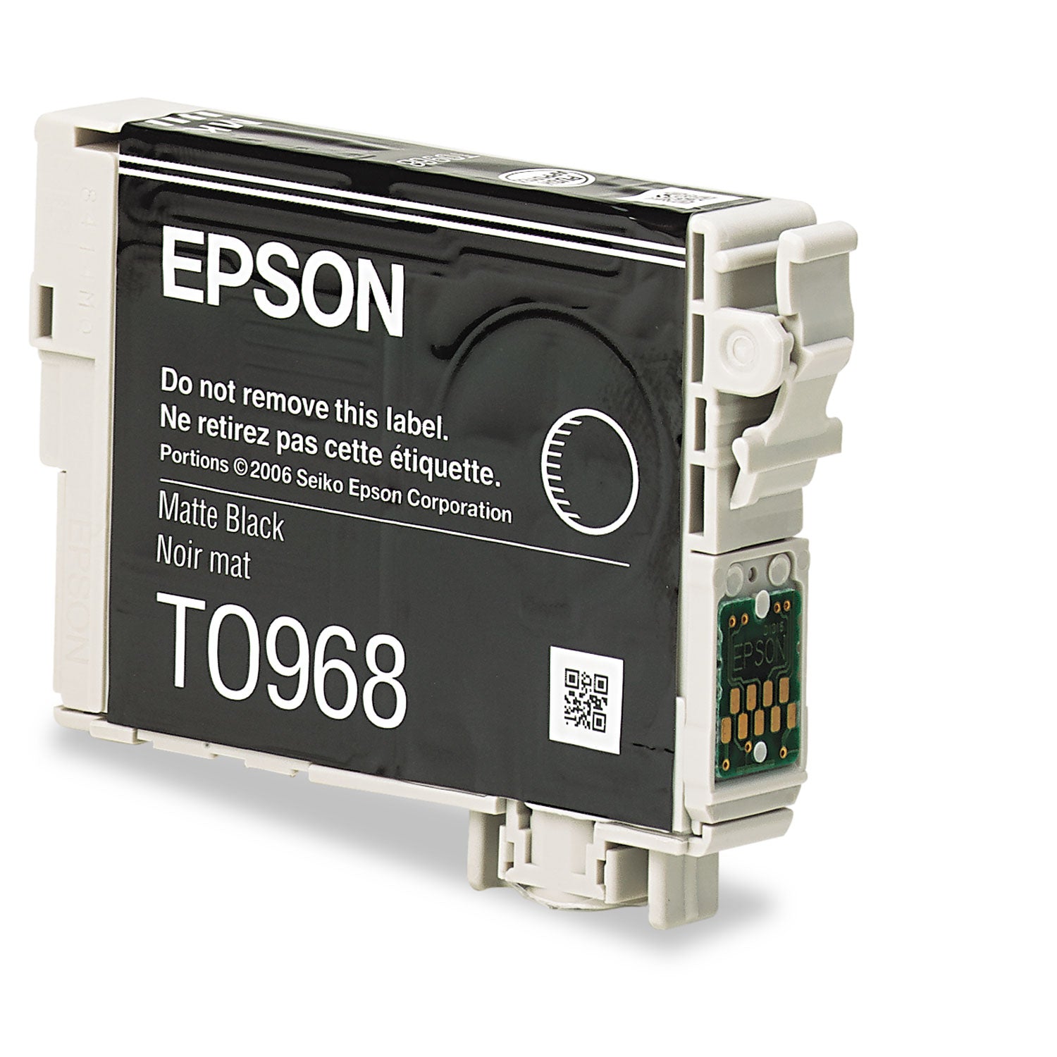 Epson T096820 (96) Ink, 450 Page-Yield, Matte Black