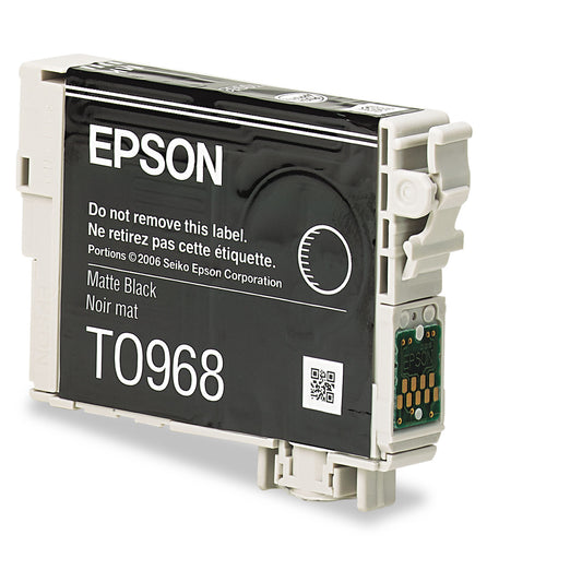 Epson T096820 (96) Ink, 450 Page-Yield, Matte Black