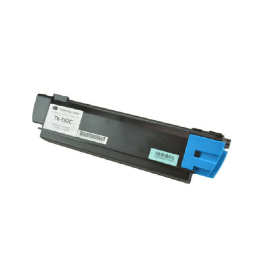 Elite TK592C Toner, 5,000 Page-Yield, Cyan