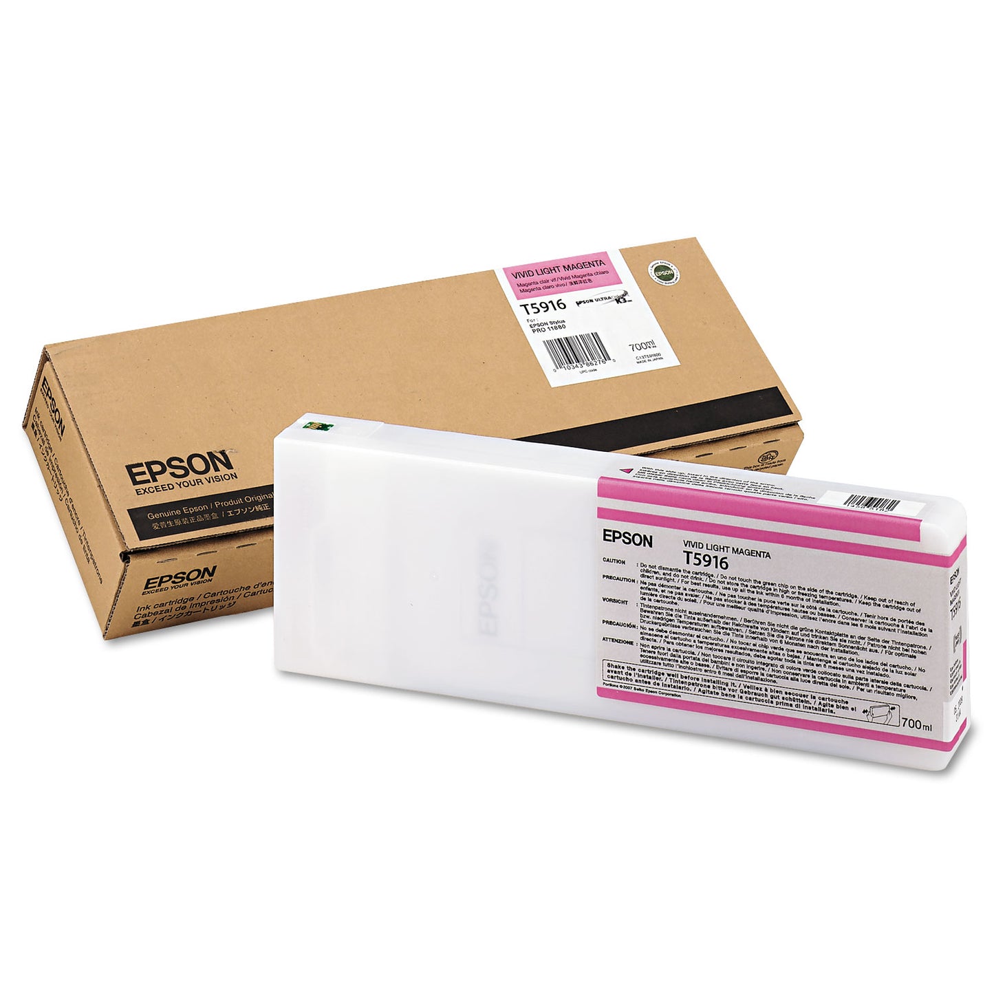 Epson T591600 (59) UltraChrome K3 Ink, Light Magenta