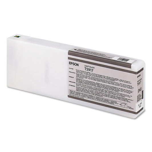 Epson T591700 (59) UltraChrome K3 Ink, Light Black