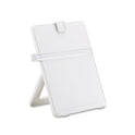 Fellowes Non-Magnetic Desktop Copyholder, 25 Sheet Capacity, Plastic, Platinum (21103)