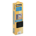 Fellowes Plastic Comb Bindings, 5/8" Diameter, 120 Sheet Capacity, Black, 25/Pack (52324)