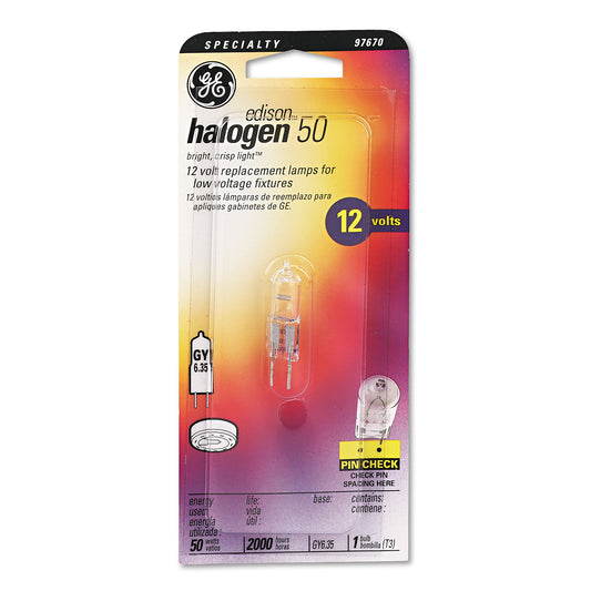 Halogen Bulb, T3, 50 W, Clear (97670)