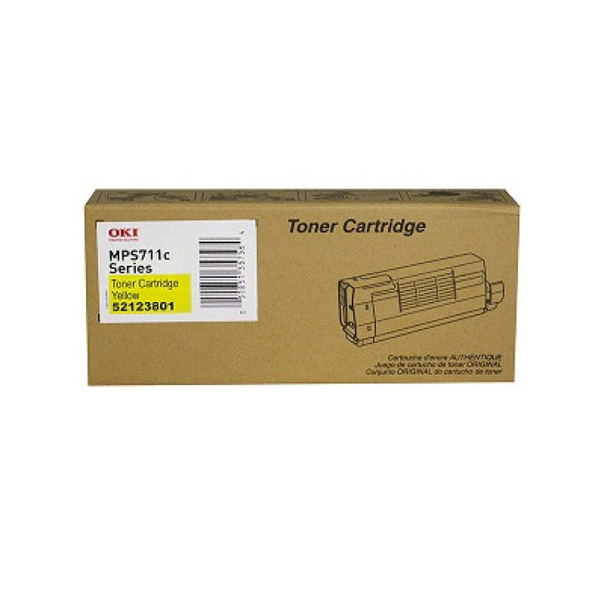 Okidata 52123801 Yellow Toner Cartridge