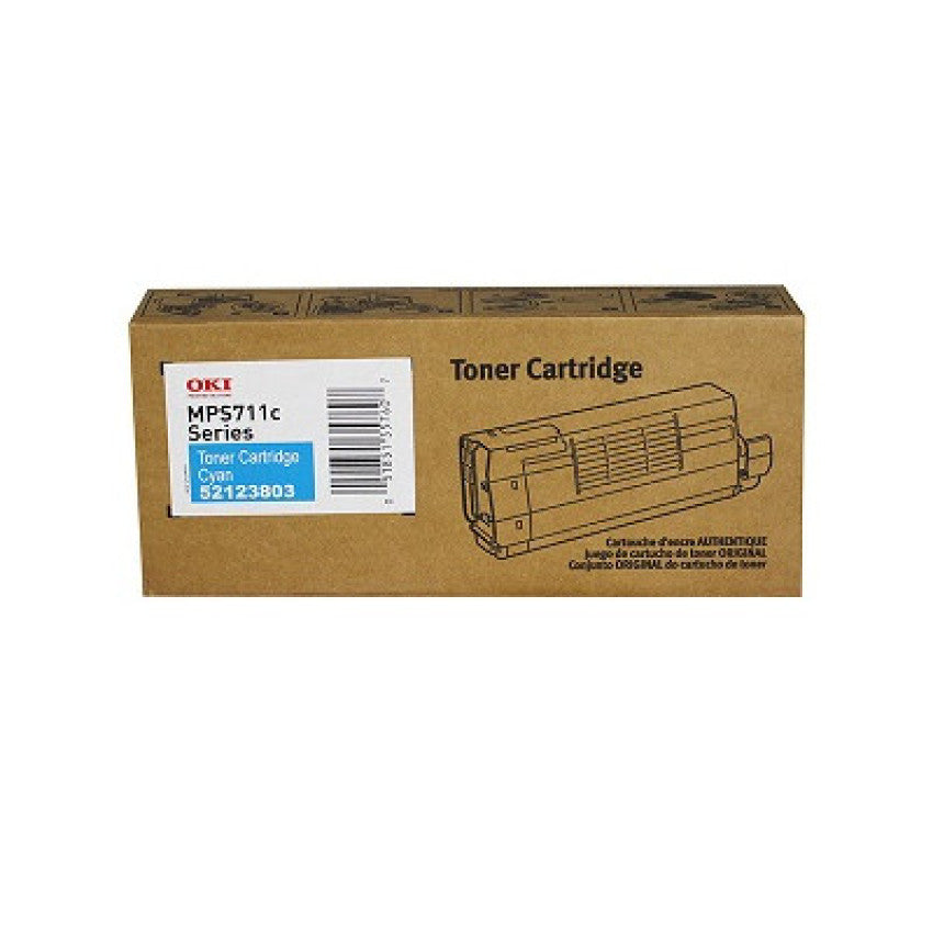 Okidata 52123803 Cyan Toner Cartridge