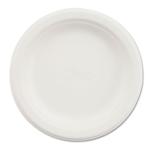 Chinet Paper Dinnerware, Plate, 6" dia, White, 125/Pack (21225PK)