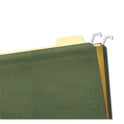 find It Hanging File Folders with Innovative Top Rail, Legal Size, 1/4-Cut Tabs, Standard Green, 20/Pack (FT07043)