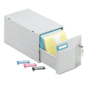 Innovera CD/DVD Storage Drawer, Holds 150 Discs, Light Gray (39501)