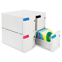Innovera CD/DVD Storage Drawer, Holds 150 Discs, Light Gray (39501)
