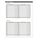 House of Doolittle Recycled Two Year Monthly Planner with Expense Logs, 8.75 x 6.88, Black Cover, 24-Month: Jan 2025 to Dec 2026 (268002)